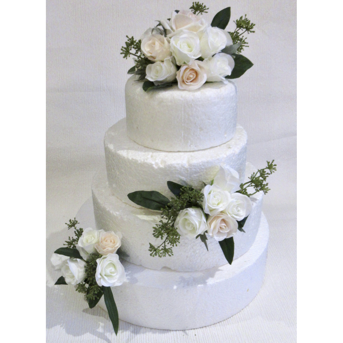 Blush and Ivory Cake Flowers for weddings
